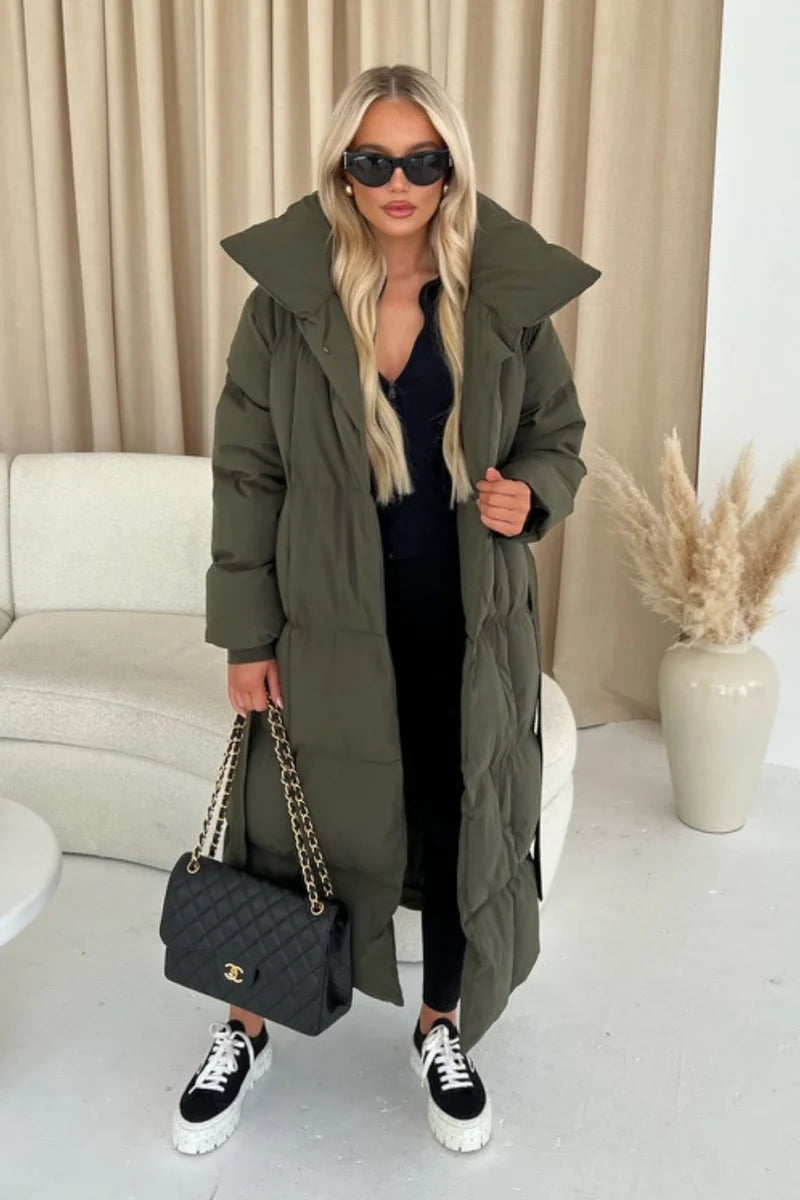 Blossom long duvet puffer coat