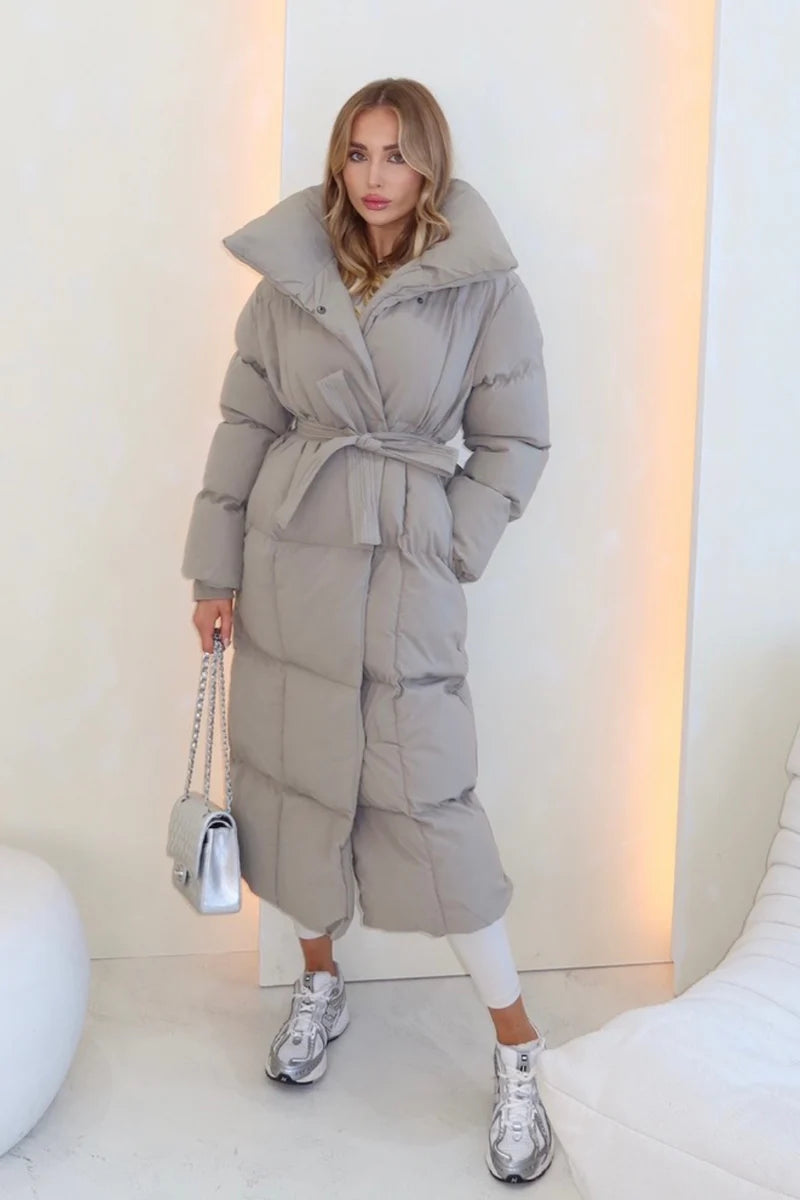 Blossom long duvet puffer coat