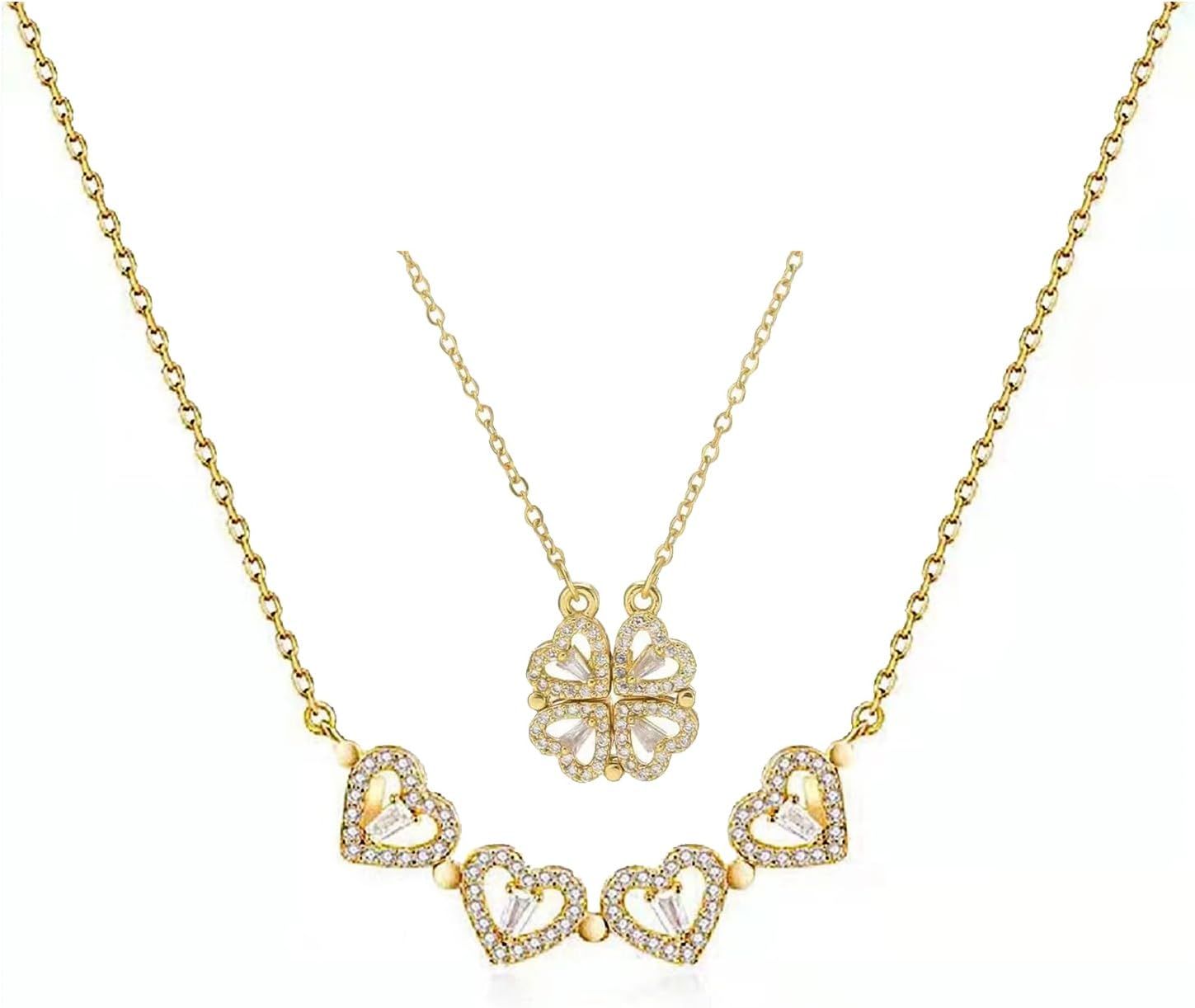 Zery™ I 2-In-1 LUCKY CLOVER  NECKLACE