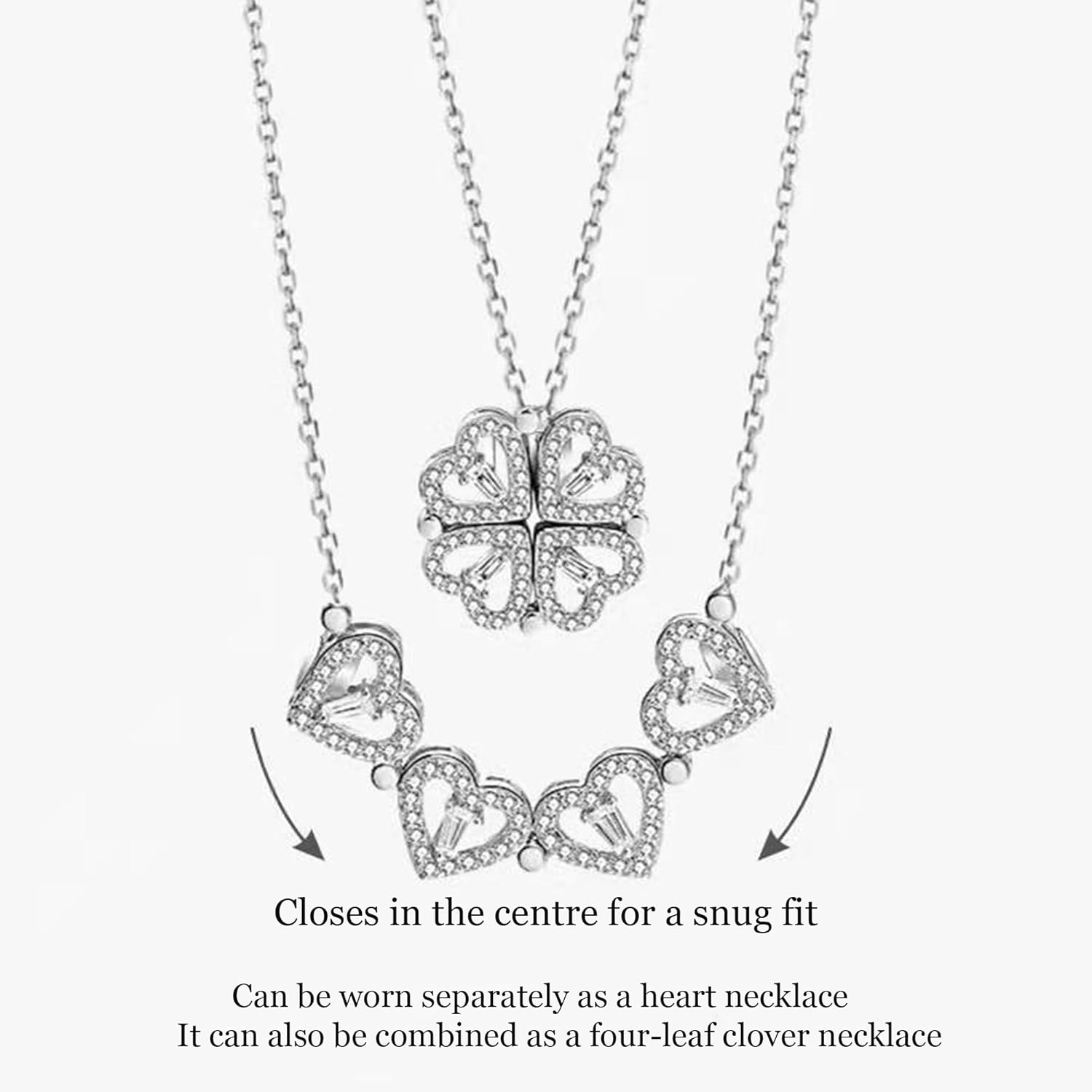 Zery™ I 2-In-1 LUCKY CLOVER  NECKLACE