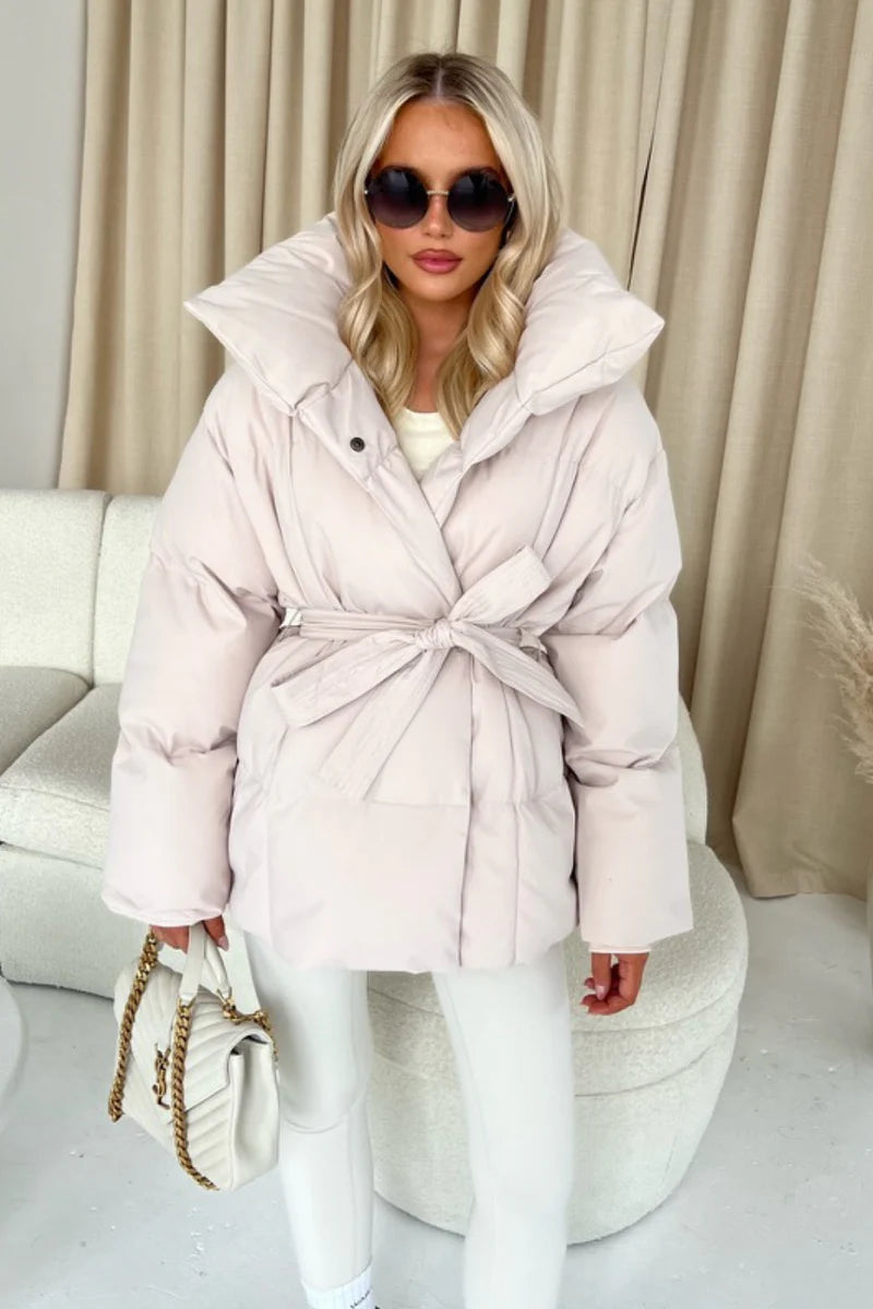 Alaska ™  Padded Duvet Button Up Coat