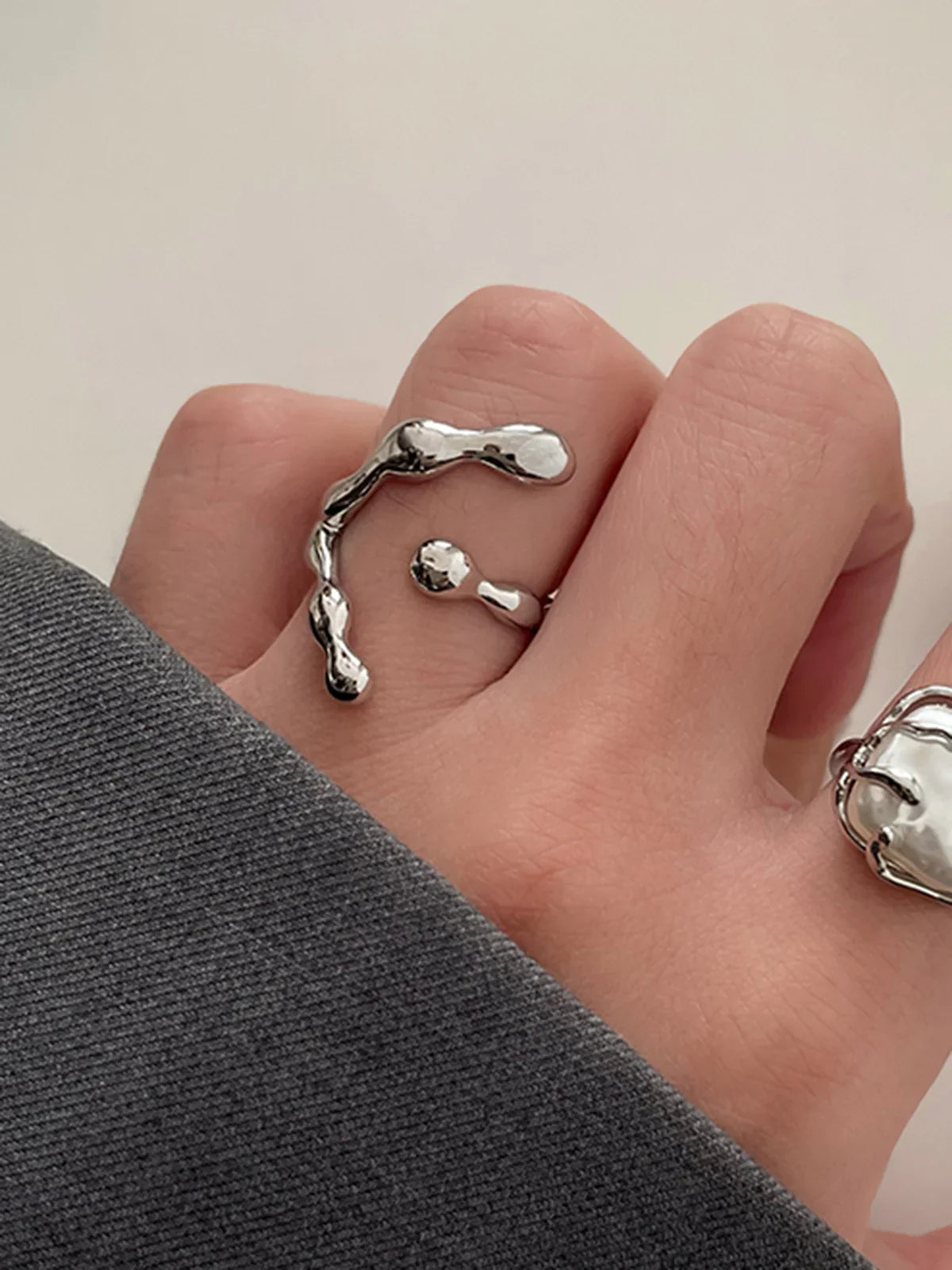 Adriana Crescent Moon Ring