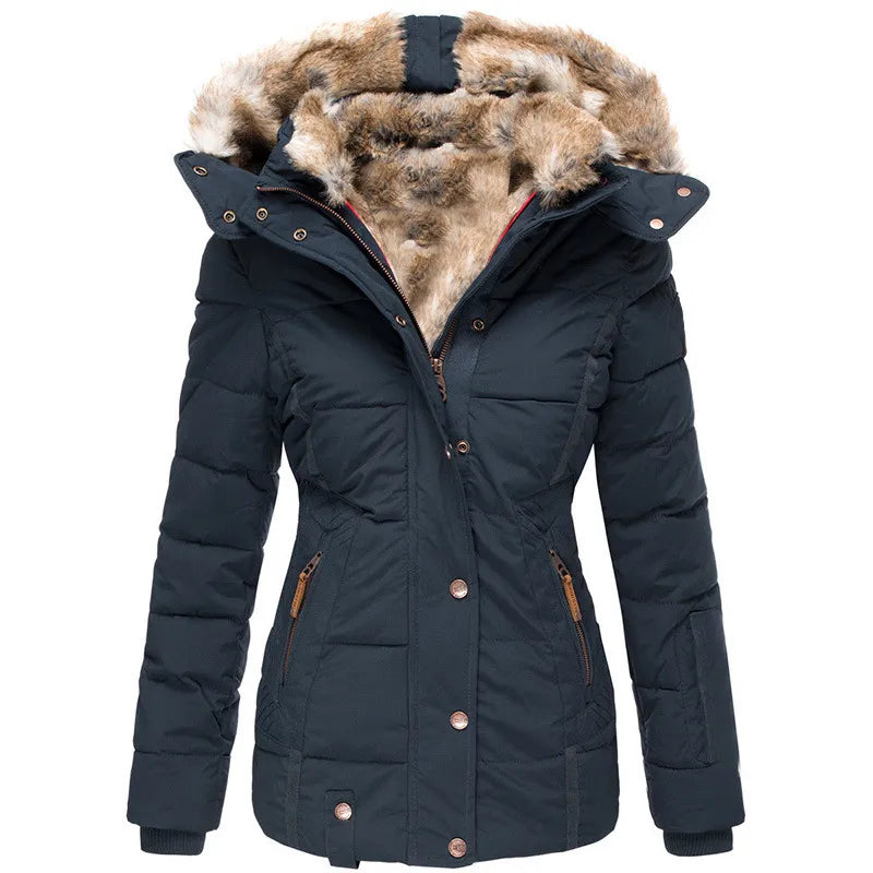 Zery™ |  Warm winter coat with fur lining