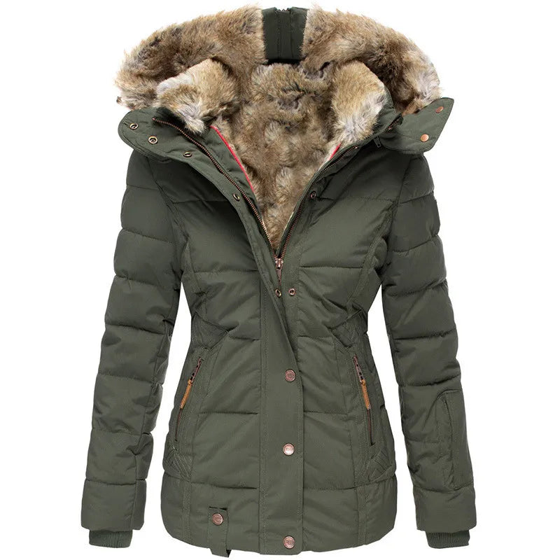 Zery™ |  Warm winter coat with fur lining