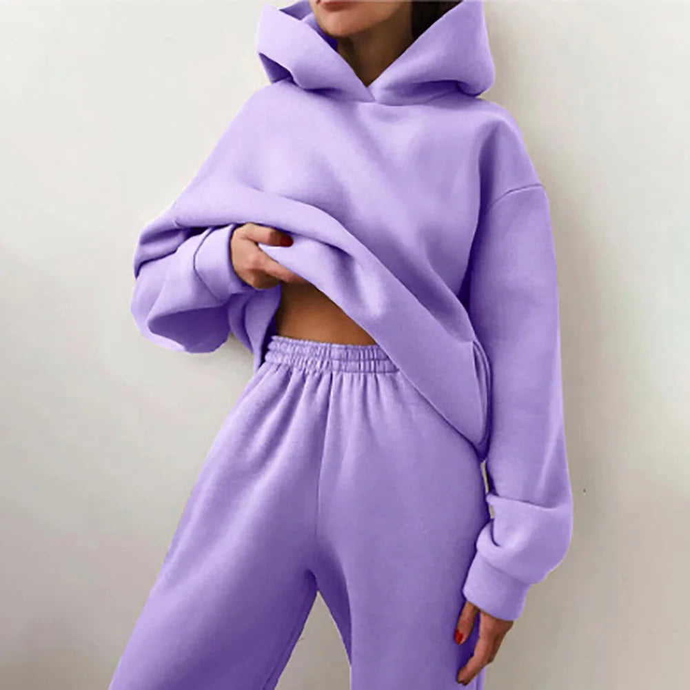 Zery™ | Luxe Serenity Tracksuit Two Piece Set