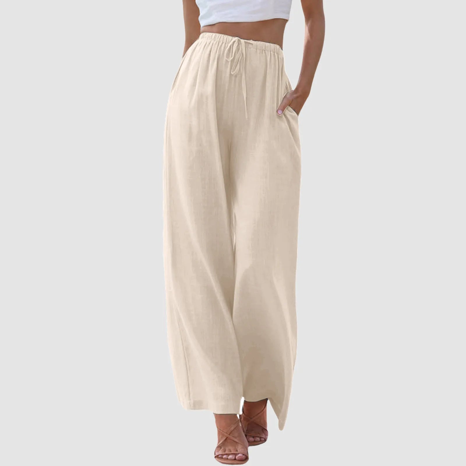 Zery™ | High-Waisted Wide Leg Trousers