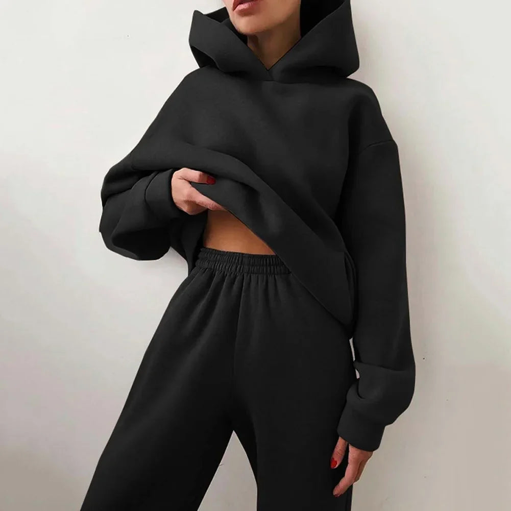 Zery™ | Luxe Serenity Tracksuit Two Piece Set