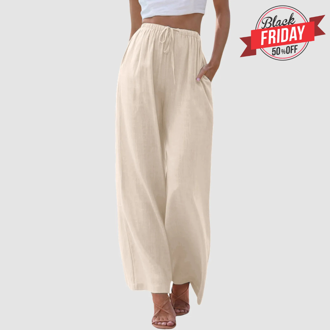 Zery™ | High-Waisted Wide Leg Trousers