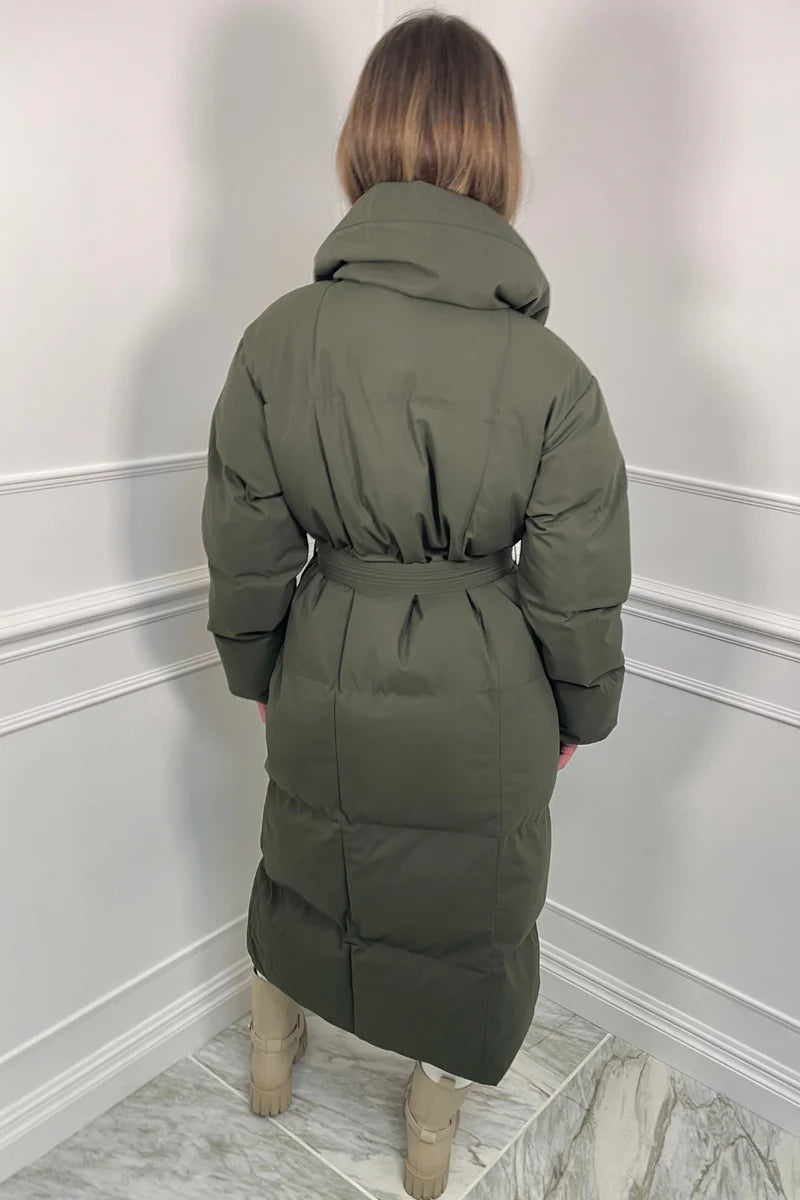 Blossom long duvet puffer coat