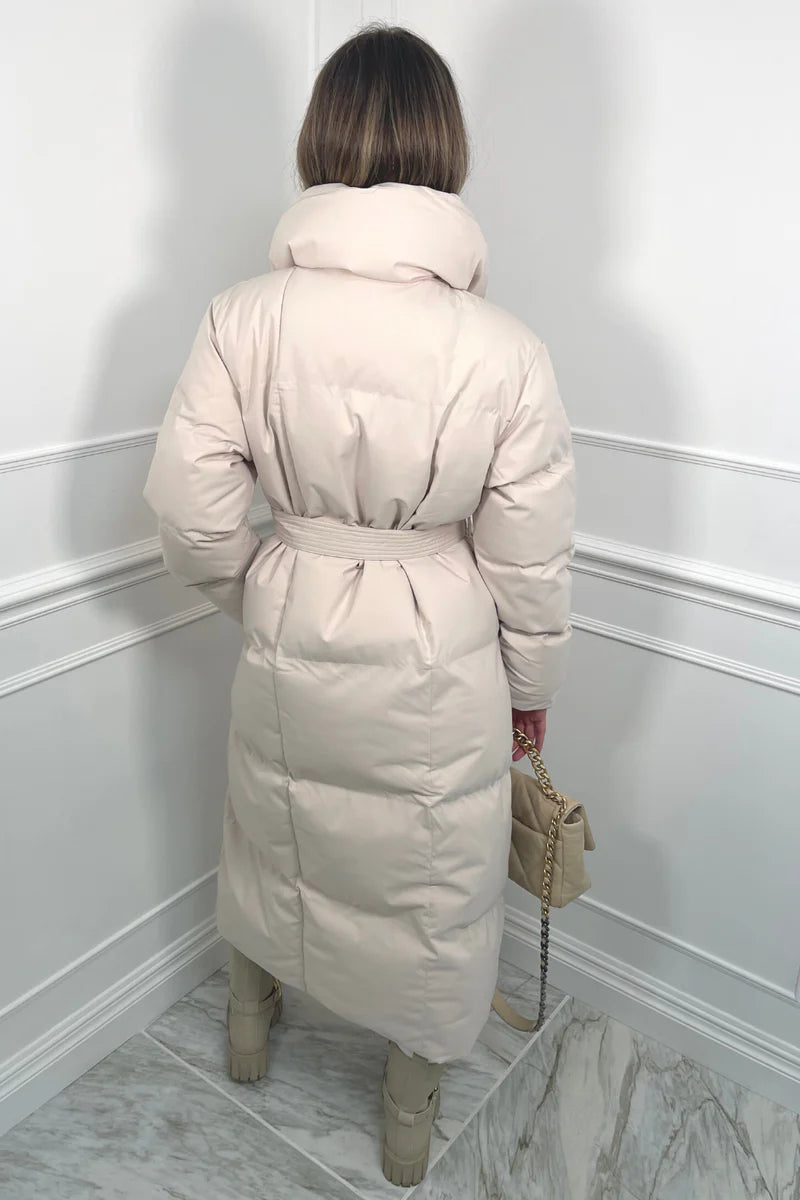 Blossom long duvet puffer coat