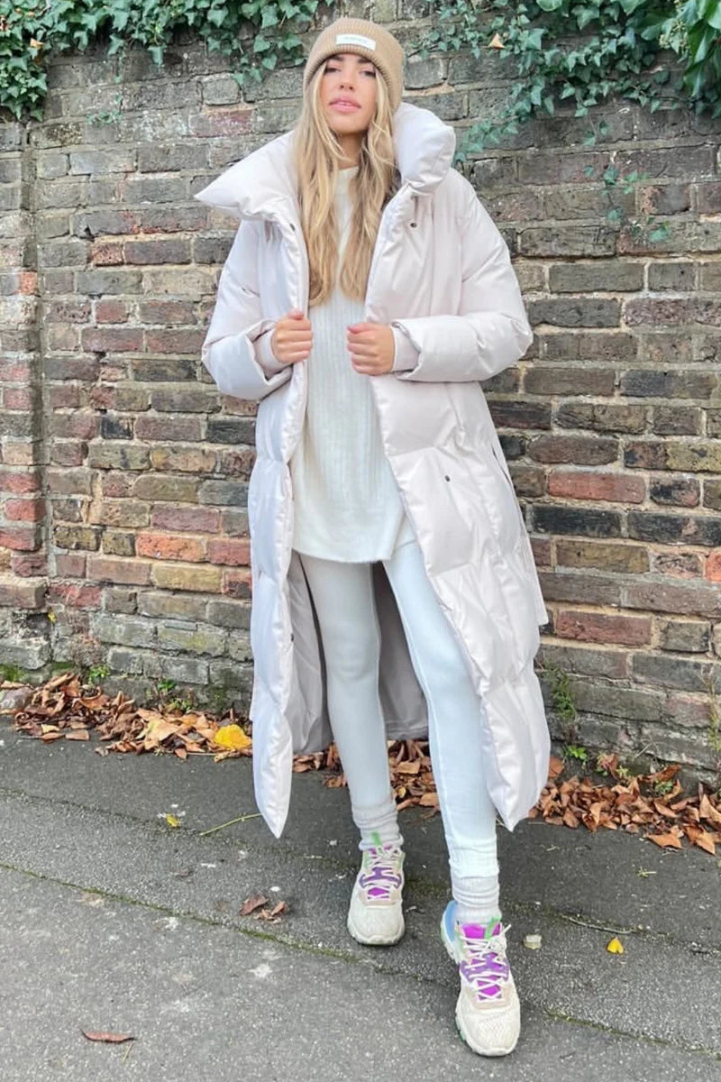 Blossom long duvet puffer coat