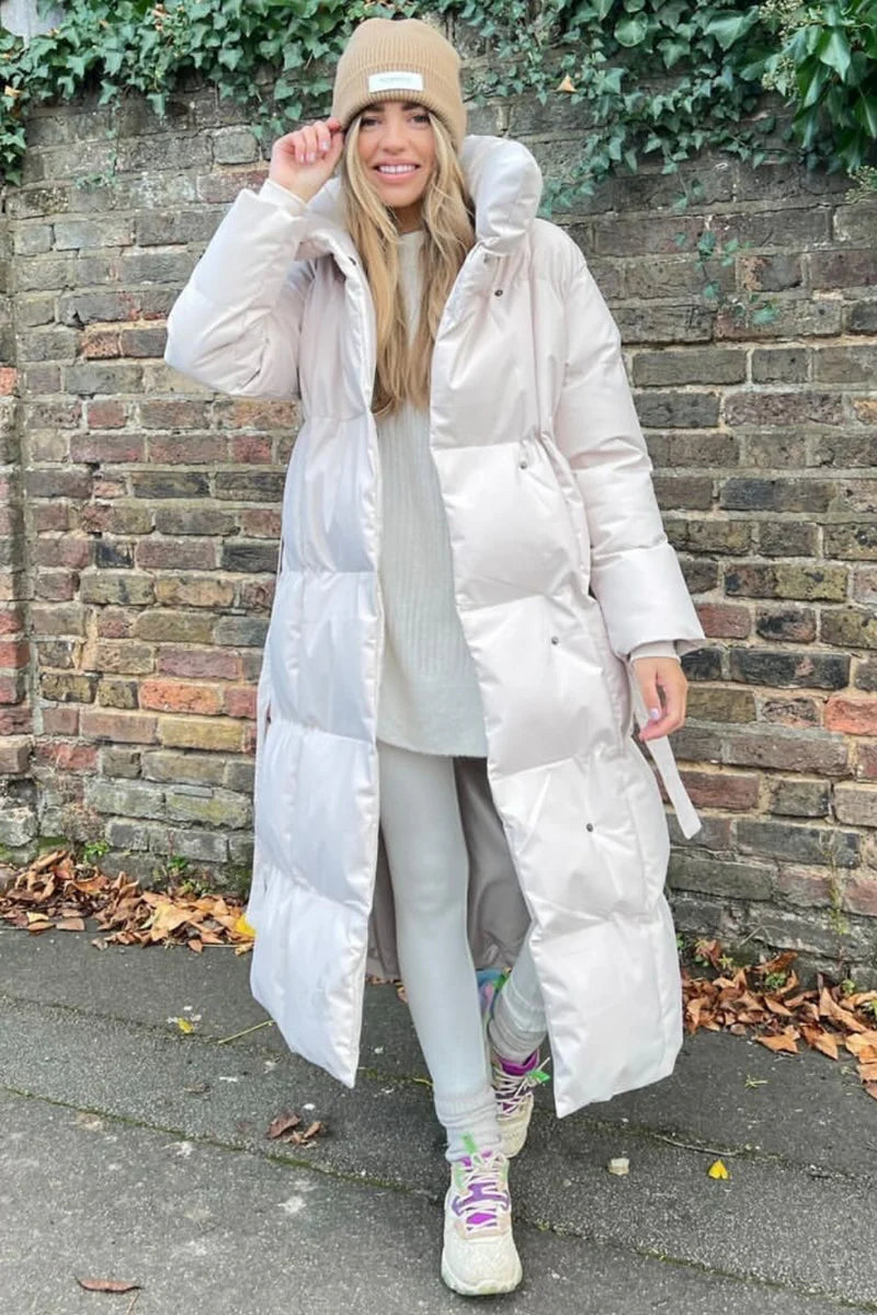 Blossom long duvet puffer coat