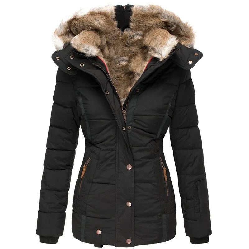 Zery™ |  Warm winter coat with fur lining