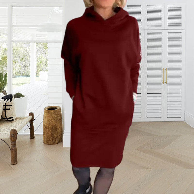 Zery™ | Fleece Hoodie Dress