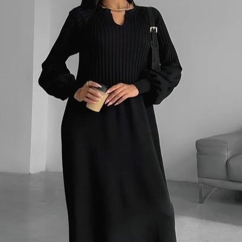 Zery™ | Knitted Long-sleeve Dress