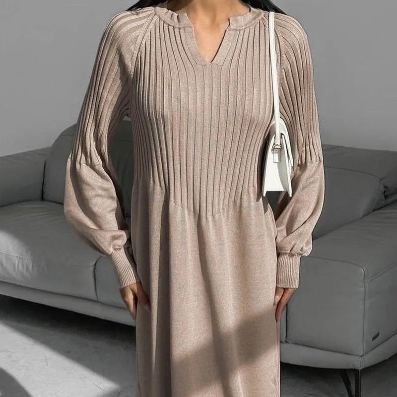 Zery™ | Knitted Long-sleeve Dress